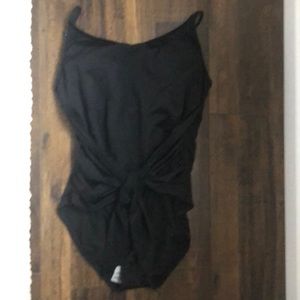Black one piece swim suit NWT Kona Sol brand